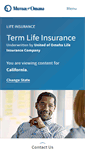 Mobile Screenshot of mutualofomaha-lifeinsurance.com